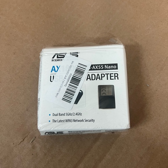 NEW ASUS AX1800 Dual Band WiFi 6 USB Adapter, WiFi 6, 802.11ax USB-AX55 Nano - Picture 2 of 4